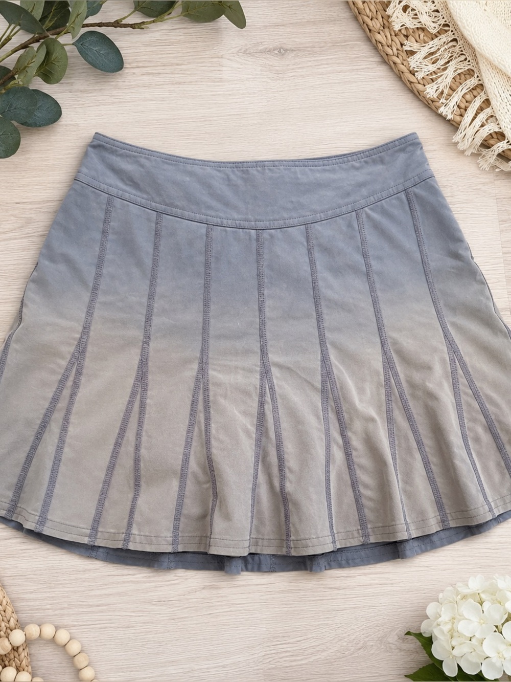 Athleta Gray Ombré Tennis Golf Pickleball Athletic Skort Size 0